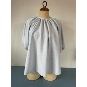 ASOS Design womens blue short sleeve top size 4